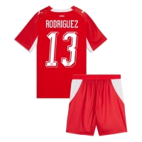 Camiseta Suiza Ricardo Rodriguez #13 Primera Equipación Replica Mundial 2026 para niños mangas cortas (+ Pantalones cortos)
